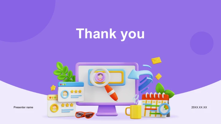 蓝色卡通风就业发展报告PPT主题