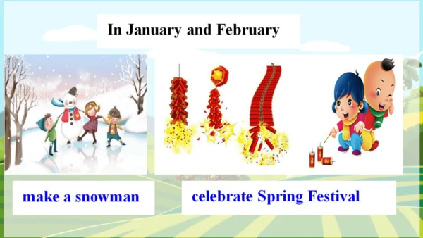 Unit 4 January is the first month. Lesson 22-23 课件