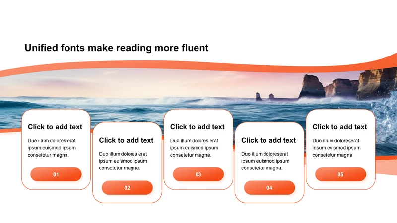 渐变含图片PPT列表