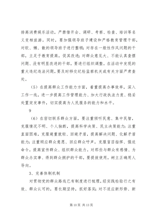党的群众路线教育实践活动实施方案.docx