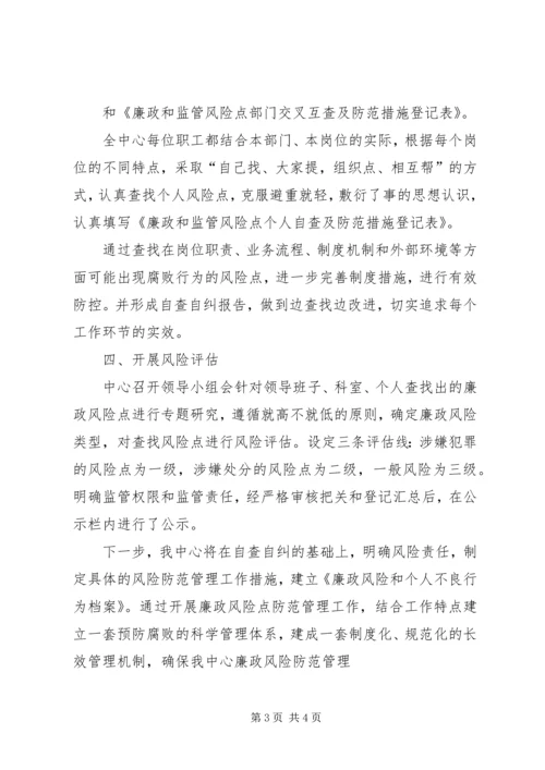 学校关于廉政风险防范管理工作的自查报告 (5).docx