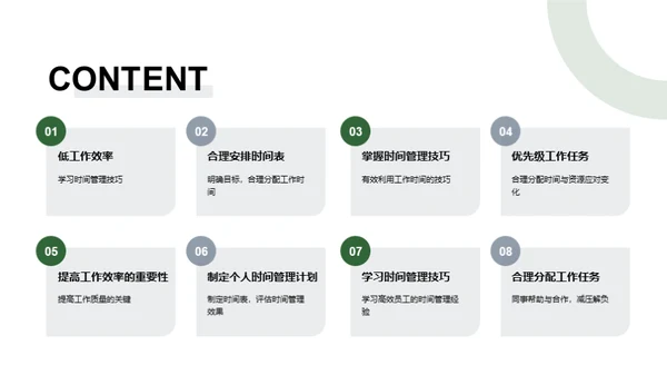 提高员工工作效率的秘诀