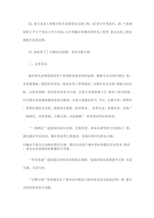 城市现代水网建设规划.docx