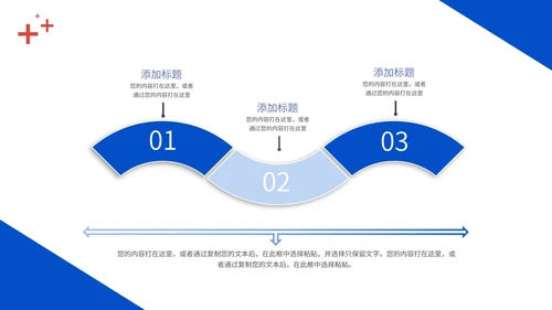 蓝色简约风医护从业者总结汇报PPT模板