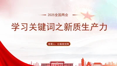 2025年两会政府工作报告关键词新质生产力ppt