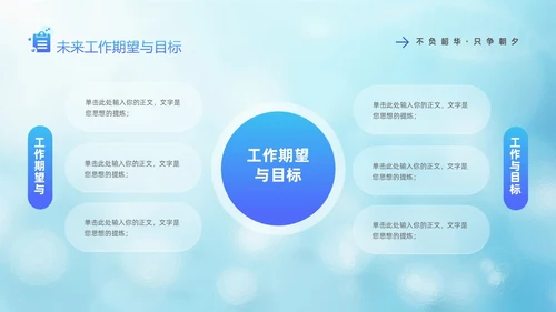 蓝色医疗毛玻璃风护士年终工作总结工作计划PPT护士年终总结