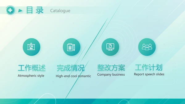 绿色智慧医院信息化建设年终工作总结PPT动态