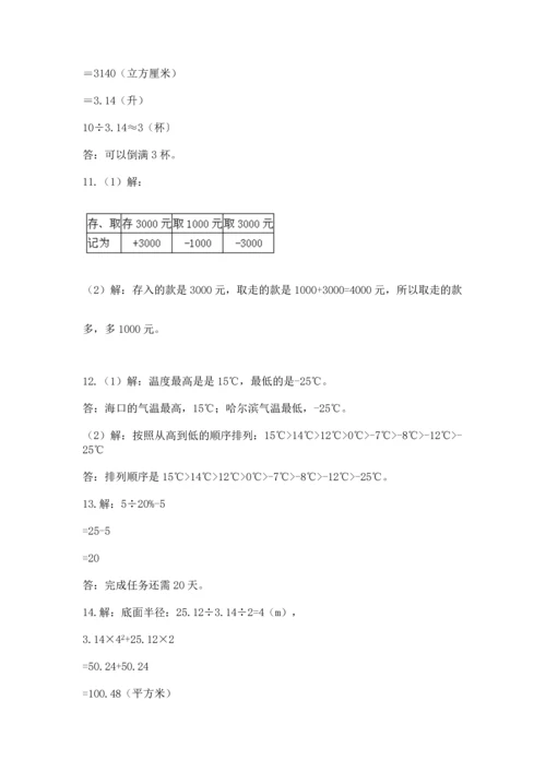 六年级小升初数学应用题50道及完整答案（必刷）.docx