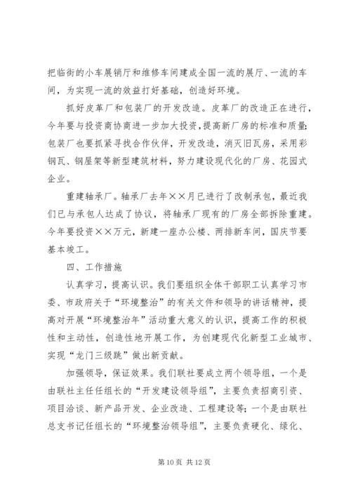 某某市城镇集体工业联合社年工作总结及年安排 (2).docx