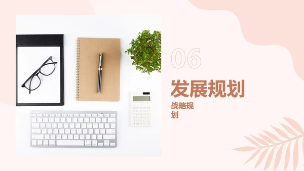 简约欧美风粉色工作汇报计划书PPT