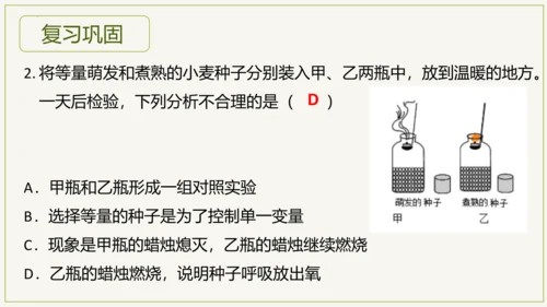 3.5.2 绿色植物的呼吸作用（课件）七年级生物上学期（人教版）(共32张PPT)