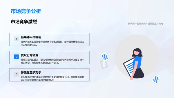 数字化下的传媒转型PPT模板