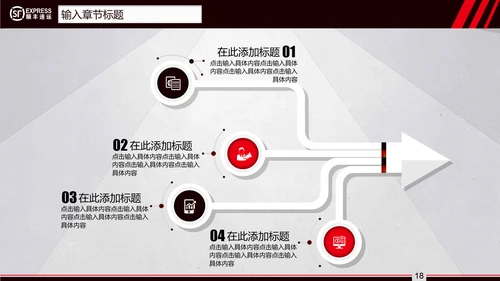 顺丰速运快递通用PPT模板
