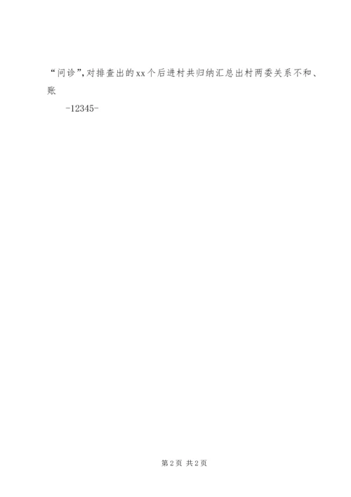 后进村整顿汇报材料 (2).docx