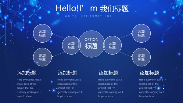 蓝色科技感新起航筑梦未来年终工作总结汇报PPT动态模板
