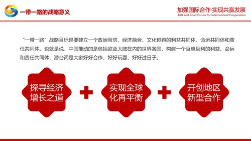 详细解读一带一路战略丝绸之路PPT模板