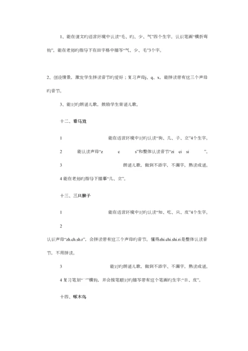2023年沪教版小学语文知识点十册全.docx