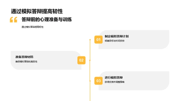 答辩心理策略掌控