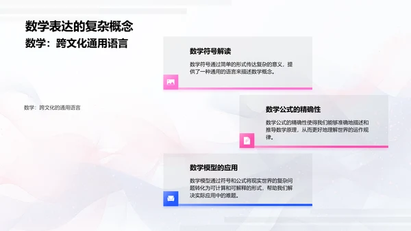 生活中的数学奥秘PPT模板