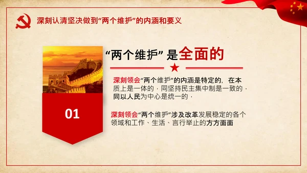 两个维护合格党员党支部主题党日党课PPT
