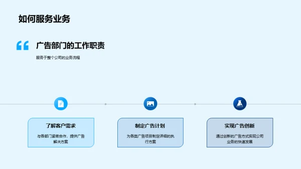 广告部门年度述职