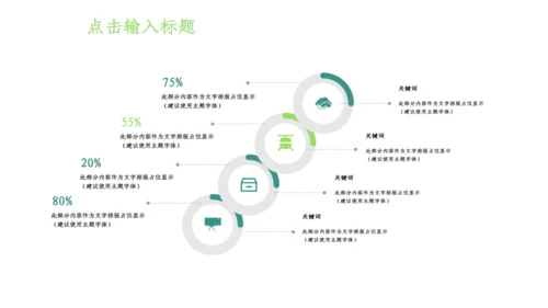 绿色简约小清新世界环境日宣传通用PPT模板