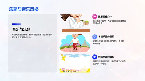 乐器分类与发声PPT模板