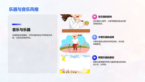 乐器分类与发声PPT模板