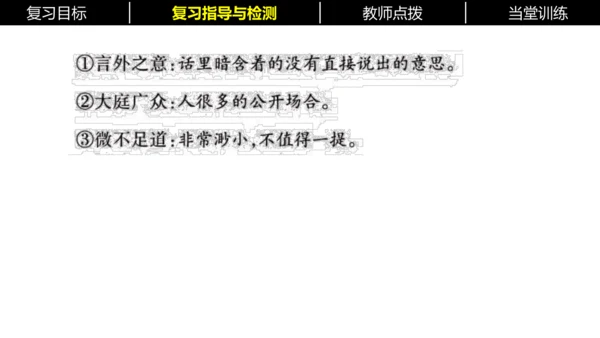 七年级下册语文复习专题二：字词梳理 课件（含截屏）