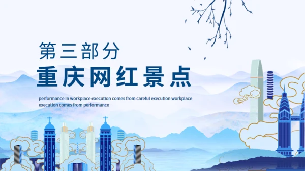 重庆魅力动态通用PPT模板