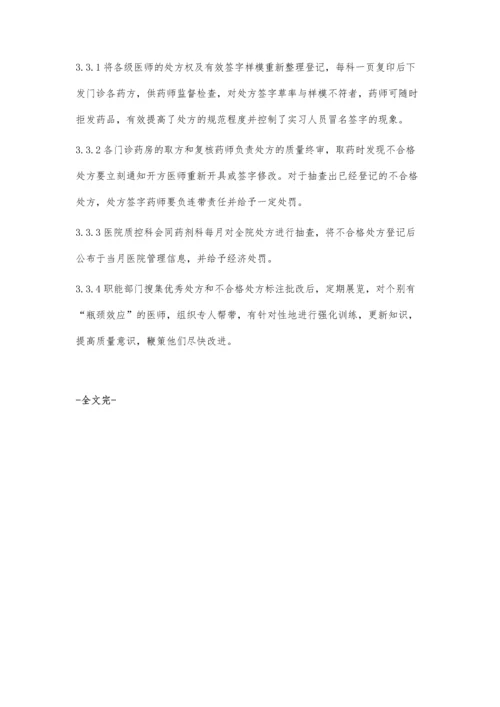 我院1168张不合格处方点评及对策.docx