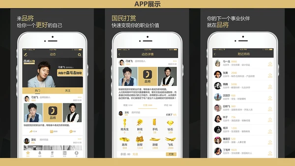 互联网APP融资路演创业计划书PPT模板