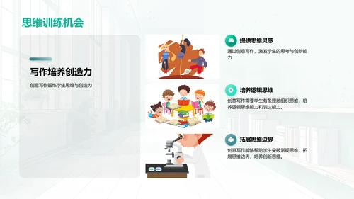 创意写作教学PPT模板