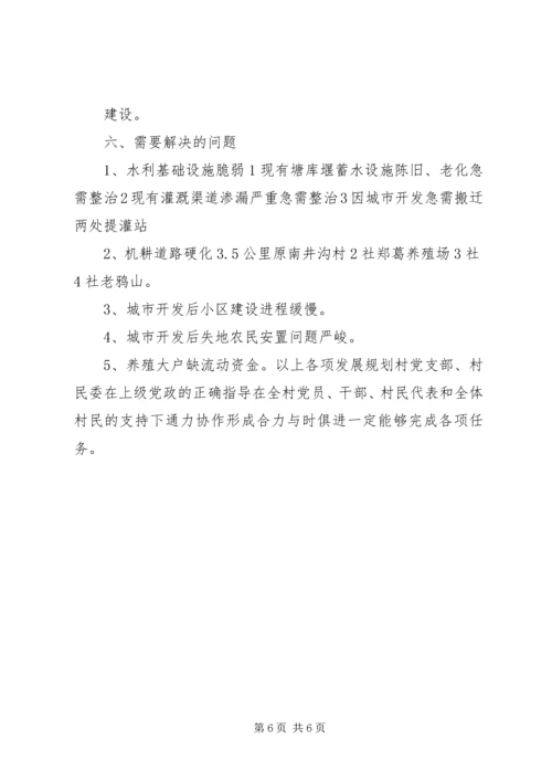 村全面建设小康社会发展规划 (4).docx