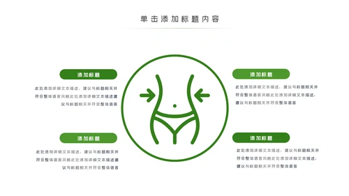 塑形美容减肥瘦身美体馆宣传PPT动态模板