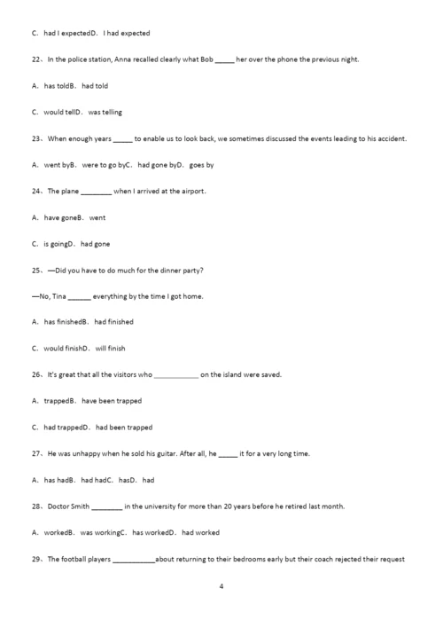 (文末附答案)高中英语过去完成时知识点总结(超全).docx