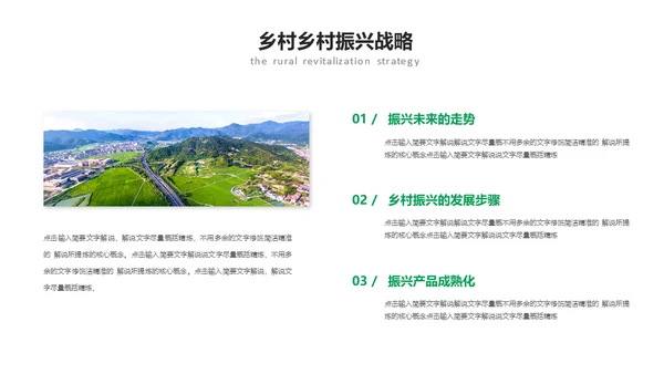 建设新时代美丽新农村通用PPT模板