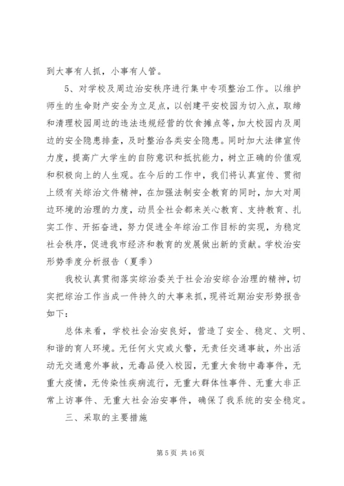 学校治安形势季度分析报告(春季).docx