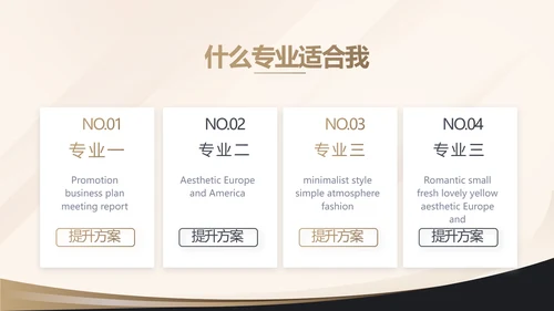 金色简约金融投资理财行业通用PPT动态模板