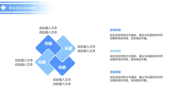 精美蓝色医疗科技医学ppt动态模板