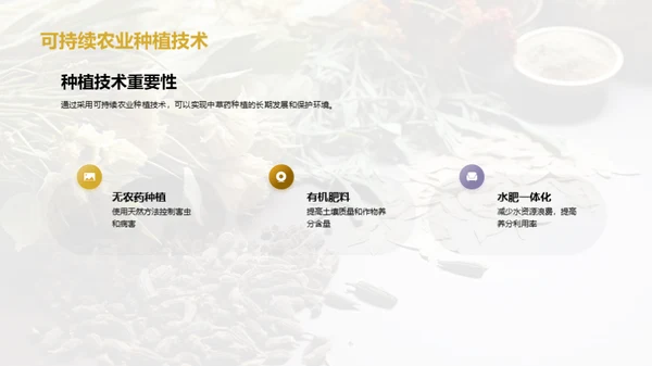 绿色农业：中草药种植新视角