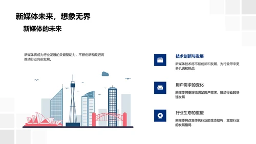 企业新媒体运用报告PPT模板