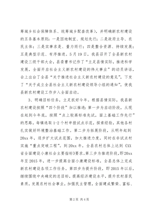 县新农村建设情况汇报 (3).docx