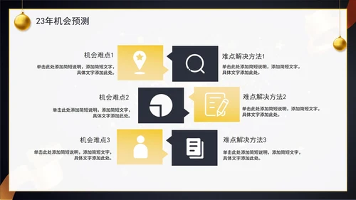 黑金跨越2022展望2023年终工作总结PPT模板