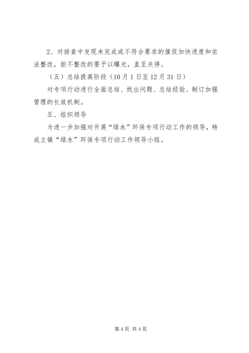 镇委绿水行动实施方案.docx