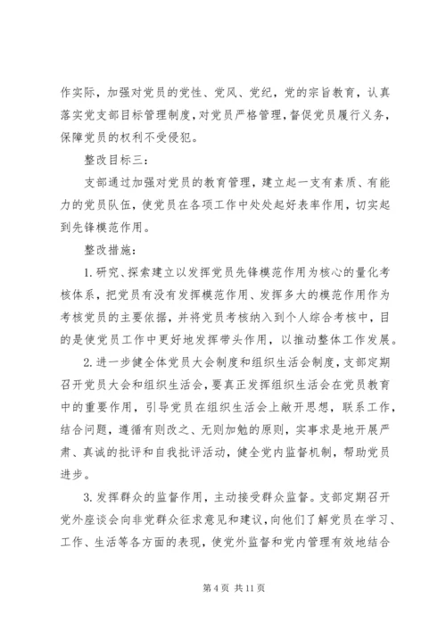 村党员个人整改措施计划.docx