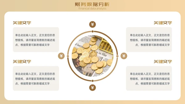 金色金融大气商务理财容易财经产品介绍通用PPT模板