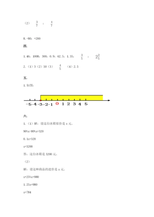 北京海淀区小升初数学试卷附答案【研优卷】.docx