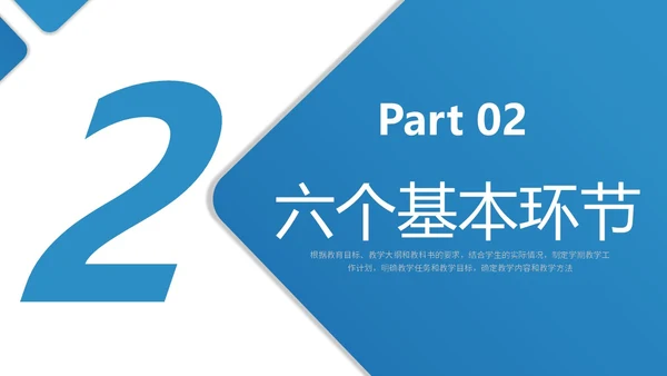 蓝色简约风学校教学常规管理培训PPT课件教师培训