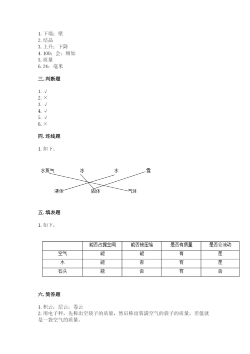 教科版三年级上册科学期末测试卷【考点提分】.docx